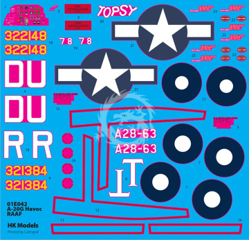  A-20G Havoc RAAF - HK Models  01E042 skala 1/32