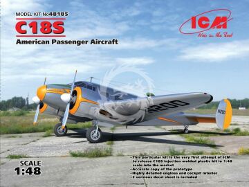 Model plastikowy Beechcraft C18S ICM 48185 skala 1/48