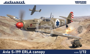  Avia S-199 ERLA canopy Weekend edition Eduard 7472 skala 1/72