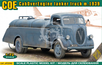 COE (CabOverEngine) tanker truck m.1939 ACE 72592 skala 1/72