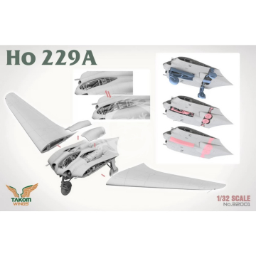 PRZEDSPRZEDAŻ - Horten Ho 229A TAKOM MODEL TAK32001 skala 1/32