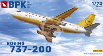 Boeing 737-200 Lufthansa BPK big planes kits 7206 1/72