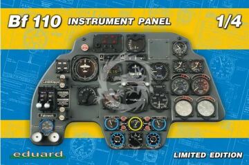 Messerschmitt Bf 110 Instrument panel Limited Edition Eduard 14001 skala 1/4