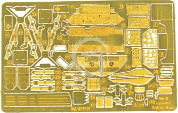 Blaszka fototrawiona do Mi-8 aircraft cabin Microdesign MD 072249 skala 1/72