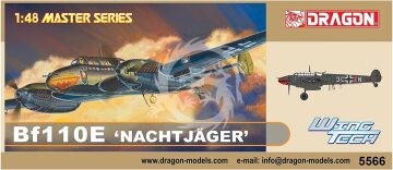  Messerschmitt Bf-110E Nachtjager Dragon 5566 skala 1/48 