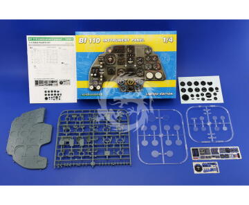 Messerschmitt Bf 110 Instrument panel Limited Edition Eduard 14001 skala 1/4