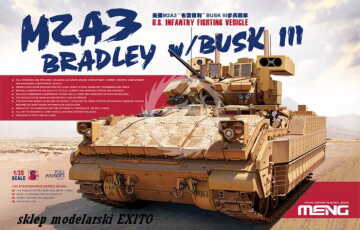 M2A3 Bradley w/BUSK III U.S. Infantry Fighting Vehicle Meng Model SS-004 skala 1/35