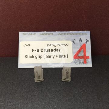 F-8 Crusader Stick grip ( early + late ) CAT4 R48097 skala  1/48