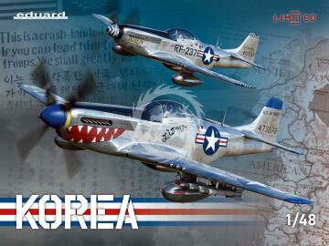 PROMOCJA NA ZAMÓWIENIE - Korea Dual Combo F-51D i RF-51D Mustang Limited Edition Eduard 11161 skala 1/48