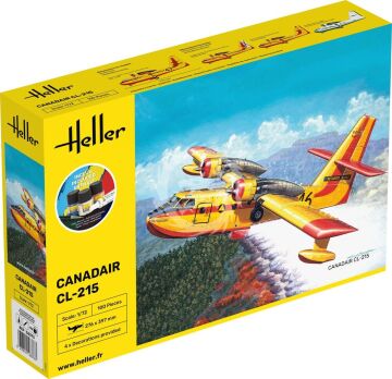 PROMOCJA - NA ZAMÓWIENIE -  STARTER KIT Canadair CL-215 Heller 56373 skala 1/72 