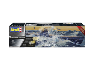 NA ZAMÓWIENIE - German Submarine Type IX C (U505) Platinum Edition Revell 05180 skala 1/72