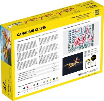 PROMOCJA - NA ZAMÓWIENIE -  STARTER KIT Canadair CL-215 Heller 56373 skala 1/72 