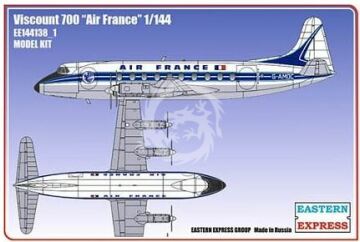 Viscount 700 Air France Eastern Express EE144138_1 skala 1/144