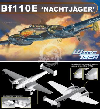  Messerschmitt Bf-110E Nachtjager Dragon 5566 skala 1/48 