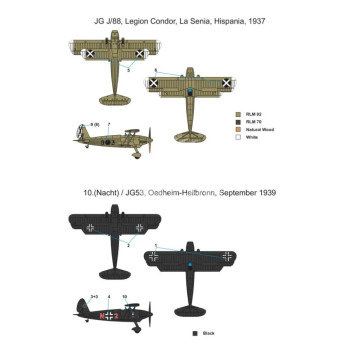 Arado Ar 68E Metallic Details MDR14430 skala 1/144