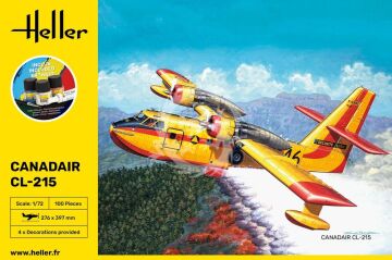 PROMOCJA - NA ZAMÓWIENIE -  STARTER KIT Canadair CL-215 Heller 56373 skala 1/72 