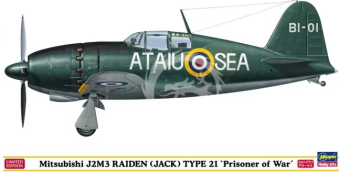  Mitsubishi J2M3 Raiden (Jack) Type 21 'Prisoner of War' Hasegawa 52105 1/48