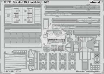 BIGed Eduard 72163 do Beaufort Mk. I z Airfixa