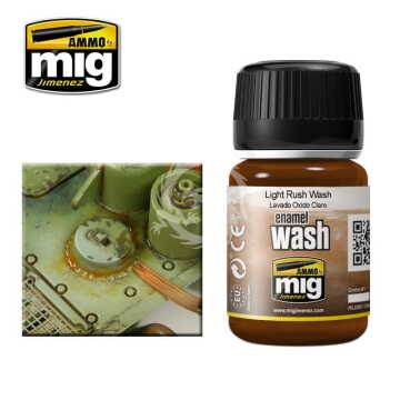 Produkt emaliowany- Light Rust Wash AMMO MIG 1004 poj.35ml