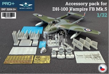 Accessory pack do - DH-100 Vampire FB MK.5 - Infinity Models INF 3204 skala 1/32