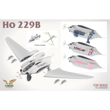 PRZEDSPRZEDAŻ - Horten Ho 229B TAKOM MODEL TAK32002 skala 1/32