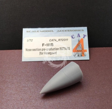 F-111B Nose section  pre-production  152714/15 (for Hasegawa) - Cat4 R72019 skala 1/72