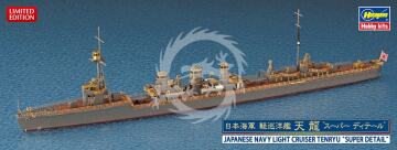  IJN Light Cruiser Tenryu Super Detail Hasegawa 30038 skala 1/700