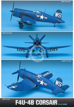 Model plastikowy Vought F4U-4B Corsair Academy 12267 1/48