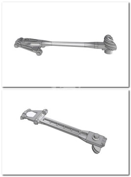 F-8 Crusader Arresting hook (early + late) Aircraft accessories CAT4 R48098 skala 1/48