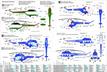 Mistercraft: Mi-2 Polizei/Policja/Policie skala 1/48