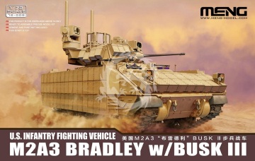 PRZEDSPRZEDAŻ - U.S. INFANTRY FIGHTING VEHICLE M2A3 BRADLEY W/BUSK III - Meng MENG72005 skala 1/72