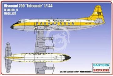 Viscount 700 FalconAir Eastern Express EE144138_5 skala 1/144