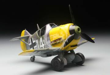 Model plastikowy WWII Luftwaffe Messerschmitt Bf-109 Tiger Model TM-103 skala 1/Egg