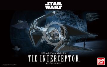 PREORDER - TIE Interceptor Bandai 1212 skala 1/72