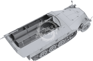 Sd.Kfz. 251/1 Ausf. D Das Werk DW16005 skala 1/16