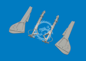 Fw 190A-8/R2 undercarriage legs PRINT for Eduard - Eduard Accessories 6481179 skala 1/48