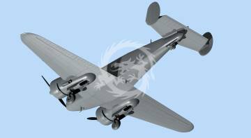 Model plastikowy Beechcraft C18S ICM 48185 skala 1/48