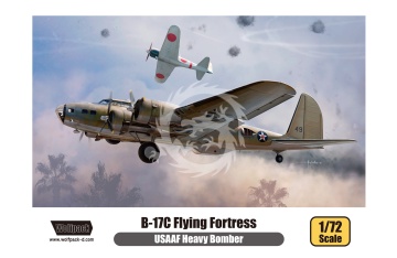 B-17C Flying Fortress USAAF Heavy Bomber Wolfpack  WP17212 skala 1/72