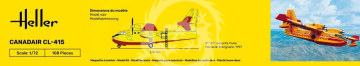  PROMOCJA - NA ZAMÓWIENIE  - STARTER KIT Canadair CL-415 Heller 56370 skala 1/72 