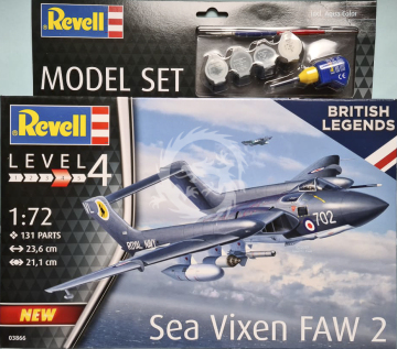 Sea Vixen FAW 2 + farby i klej Revell 63866 skala 1/72