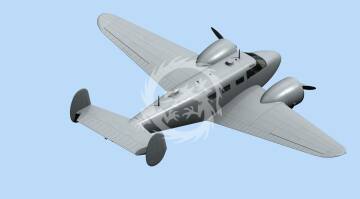 Model plastikowy Beechcraft C18S ICM 48185 skala 1/48