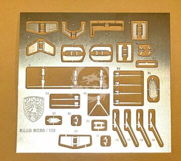 SAAB SK60 A/B - RM9 Pilot Replicas 48A005 skala 1/48