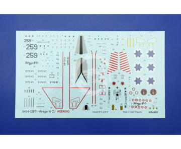 Mirage IIICJ Weekend Edition Eduard 8494 skala 1/48