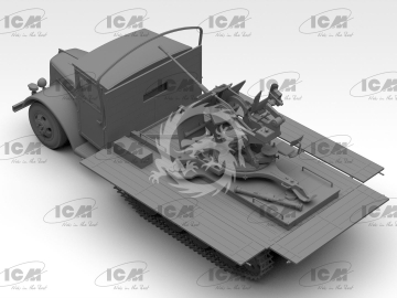 Sd.Kfz.3b with Flak 38 AA Gun ICM 35455 skala 1/35