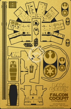 PGX193 Millennium Falcon Cockpit Photoetch for DeAgostini 1/43 Paragrafix