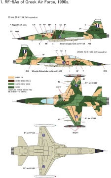 NA ZAMÓWIENIE- RF-5A RECCE FREEDOM FIGHTER Kinetic K48137 skala 1/48