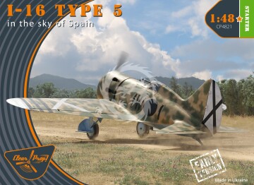 PRZEDSPRZEDAŻ - I-16 type 5 (in the sky of Spain early version) Clear Prop CP4821 skala 1/48