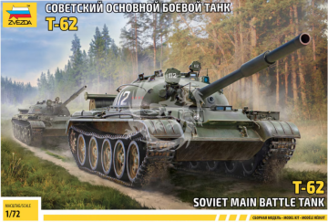 Soviet Main Battle Tank T-62 Zvezda 5077 skala 1/72