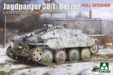 Jagdpanzer 38(t) Hetzer Late Production Full Interior Takom 2172 skala 1/35