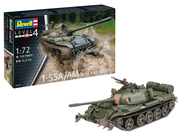  PROMOCJA - NA ZAMÓWIENIE - T-55A/AM with KMT-6/EMT-5 Revell 03328 skala 1/72